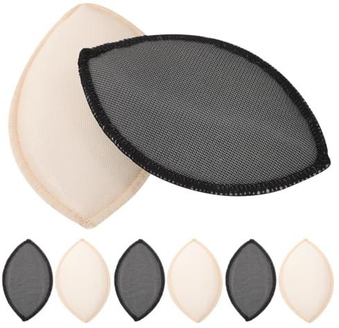COSMEVIVI 10 Pezzi Inserti Imbottitura Cotone Per Reggiseno 5 Paia Cuscinetti in Spugna Morbidi Per Bikini Reggiseni Eleganti Push up Versatili E Confortevoli