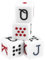 QUMIIRITY 5stücke Poker Würfel Für Ktv Pub Und Partys Lustige Seitige Spielwürfel Requisiten Für Unterhaltsame Würfelspiele Und Pokerabende