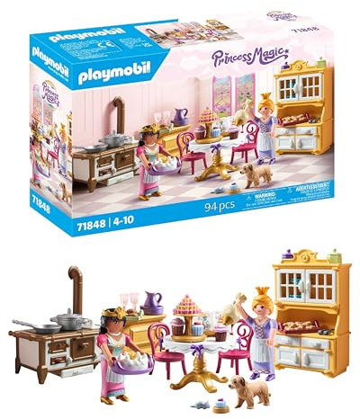 PLAYMOBIL | Princess Magic | Königliche Küche | Prinzessinnen Spielzeug | Küche Spielset | Märchen Spielzeug für Kinder ab 4 Jahren | 71848