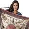LA FERANI Designer Damen Seidentuch Rosa klassisch Halstuch Seide Chiffon Schal formelle Anlässe Tuch Umschlagtuch leicht 90x90cm Bandana Seidenschal Geschenk Stola Tochter Mutter (Model 23)