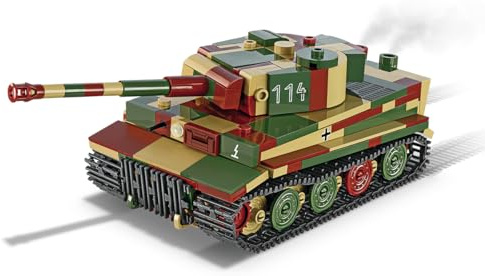 COBI Pz.Kpfw. VI TIGER Ausf. E, Green, Grey