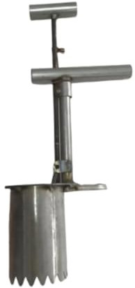 Colcolo Blumenzwiebelpflanzer, Pflanz- und Obstbaumsetzlingspflanzer, Edelstahl, professionell, mit langem Griff, Rasen- und Gartenwerkzeug