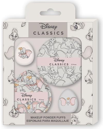 Disney Classics Make-up-Schwamm mit Puderquasten | Beauty Blenders und Schwämme für Grundierung, Rouge und loses Puder