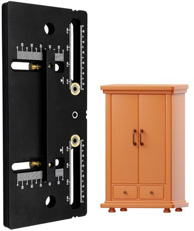 für Möbelbeschläge – Bohrmaschine, präzisionsverstellbar, Führung für präzise Modelle für Regale, Schrank, Bohrmaschine, Haus | für Möbel und Regale aus Holz