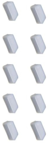 Tkidplw 10 x Silikon-VGA-Port-Anti-Stopper-Kappen, schwarzer Steckeranschluss-Schutz, Computer, Laptop, Zubehör, Bürogerät, staubdichter Stecker