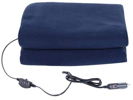 Fleecedecke, 12 V, Auto-Reise-Heizdecke mit 3 Stufen Positionskontrolle, platzsparend, tragbar, beheiztes Zubehör für kaltes Wetter, Winter, Outdoor