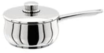 Stellar Classic Stainless Steel Saucepan with Lid 16cm, 1.3 Litre Capacity, Induction Ready, Oven Safe, Dishwasher Safe