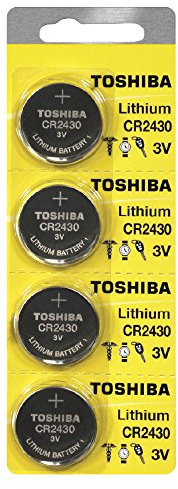 Toshiba Pile bouton CR2430 au lithium 3 V 20 cellules