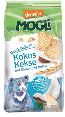 MOGLi Bio Demeter Kokos Dinkel Kekse 7er Pack (7x 125 g)