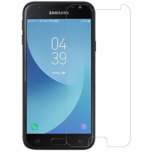 COPHONE® Verre trempé Compatible avec Samsung Galaxy J3 2017 J330, Film de Protection écran Premium Anti Chocs et Casse, Anti Empreintes, Bords arrondis,dureté Max 9H