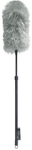 JVL 20-047GY Synthetic Static Duster with Extendable Pole, Turquoise/Grey