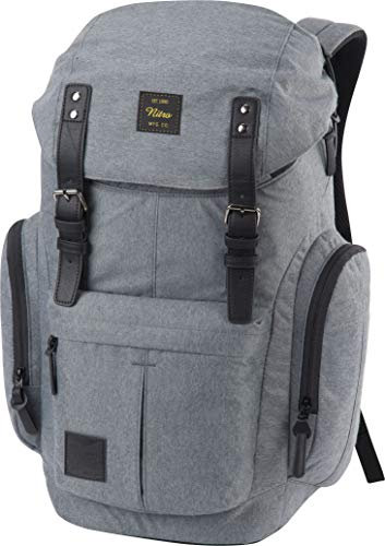 Nitro Unisex-Erwachsene Daypacker Rucksack, Grau (Black Noise)
