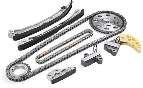 NICEKE Kit de reparación de kit de cadena de distribución Compatible con Ma-zda 6, 3, CX5, Diesel SKYACTIV-D HJ-31180 2013-2018