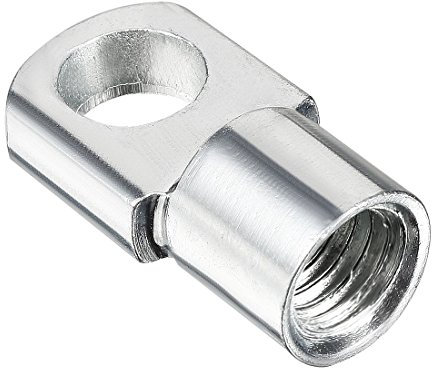 Vogueing Tool Gasfeder-Endstück, M8-Innengewinde, Silber, 2 Stück