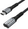 Fasgear Câble d'extension USB C 10 Gbit/s USB 3.1 Gen 2 Type C mâle vers femelle Prise en charge de la sortie vidéo 4K Compatible avec port Thunderbolt 3, MacBook Pro, Dell XPS, hub (1m, Noir)