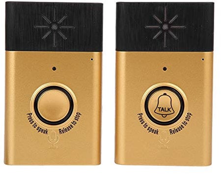 Hopcd Timbre de intercomunicador de Voz bidireccional, de interfono Inteligente inalámbrico para Interiores y Exteriores, Timbre de Puerta inalámbrico para Seguridad en el hogar