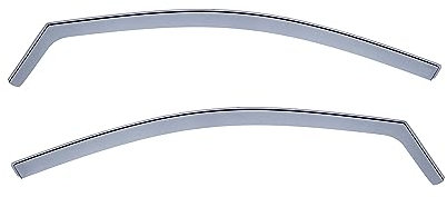 Modifycar - Deflectores Compatibles con Honda Civic 2006-2012 - Vidrio Acrílico Duradero - Derivabrisas Delanteros Ahumados para Ventanillas - Instalación Interior - 2 Unidades