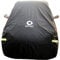 Housse De Voiture Pour Smart Fortwo ExtéRieur éTanche Protection Solaire Uv ImperméAble Coupe-Vent Anti-PoussièRe Tissu Oxford Noir