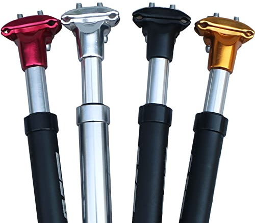 GANOPPER Sattelstütze 28,6 Fahrrad Gefederte Sattelstütze 28.6mm Sattelstange Sattelfederung Aluminum Federsattelstütze Fahrrad Fahrradteile