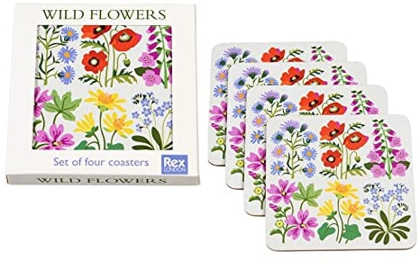 Wild Flowers Coasters (set Of 4)