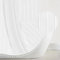 Seasonwood Tenda da doccia in tessuto bianco boho chic a righe testurizzata nappa tenda da doccia per bagno, senza pieghe, set di tende da doccia in tessuto shabby chic con ganci, 182 x 183 cm