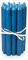 LUMELY dänische Premium Stabkerzen Blau Petrol, 12er Pack, Höhe 18cm, Ø 2,2cm, Brenndauer ca. 8 Stunden, zylindrische Leuchterkerzen, Deko Kerzen Set, Kerzen Skandinavisch