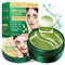 60 Pcs Grüner Tee Serum Augenpads gegen Augenringe Tränensäcke Falten Puffiness Schwellungen,Anti-Aging Eye Pads mit Hyaluron & Kollagen Hyaluronsäure kühlende Augenpads Bio Frau/Männer