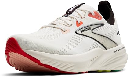 Brooks Men’s Glycerin 22 Neutral Running Shoe, Coconut/White Sand/Black, 9 UK