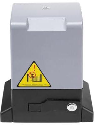 SABUIDDS Accionamiento eléctrico para puerta de garaje con 2 botones de hasta 1600 kg, accionamiento automático para puertas correderas Torebis 12 m