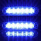 ETUKER 2X 6LEDS Frontblitzer Balu 12/24V Blaulicht Blitzlichter Warnleuchte für Truck Traktor, LKW