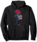 Disney-Logo „Die Schöne und das Biest“ mit welkender Rose Pullover Hoodie