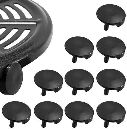 10 PCS Air Fryer Replacement Parts for Heat Resistant Food Grade Air Fryer Anti-Scratch Silicone Rubber Bumpers Feet Tabs Tips Accessories for Ninja Foodi DZ201 DZ090 DZ100 DZ401 DZ550 DualZone