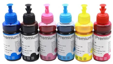 Tinta de sublimación de 100 ml Compatible con L110 L200 L201 L210 L220 L300 L310 L350 L355 L382 L386 L455 L486 INTERRUPTORES Tinter DE Calor DE IMPRESIÓN para ESTRIMIENTA DE Color(1set)