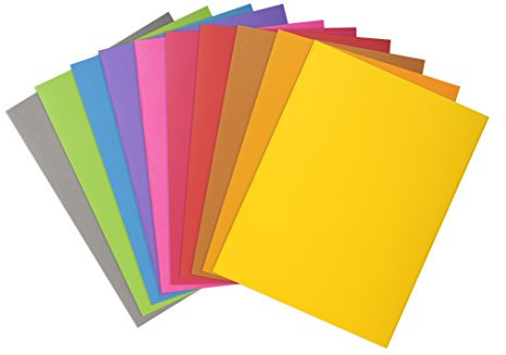 Exacompta - Réf. 807001E - Paquet de 30 sous-chemises ROCK''S 80 g/m2 aux couleurs vives - Sous chemises certifiées PEFC™ - Dimensions 22 x 31 cm pour format A4 - 10 couleurs assorties