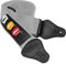 TIGER STP4-GY Tracolla per chitarra con supporti per plettro - Grigio