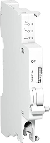 Schneider A9N26924 Acti 9 components Of 240-415Vac 24-130Vdc Oc Contact, White