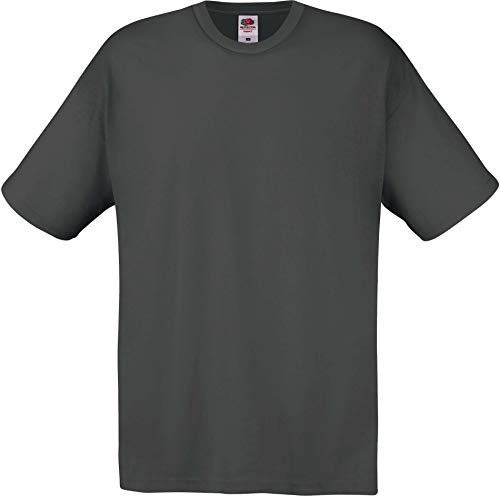 Fruit of the Loom Herren T-Shirt Original T 61-082-0 Light Graphite XL