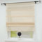 Joyswahl Scheibengardine Voile Bistrogardinen mit Tunnelzug Oonagh Bändchenrollo BxH 100x140cm Sand 1er Pack