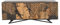 riess-ambiente.de Massives Sideboard Tropical 160cm Mangoholz Florales Design Anrichte Kommode Wohnzimmerschrank