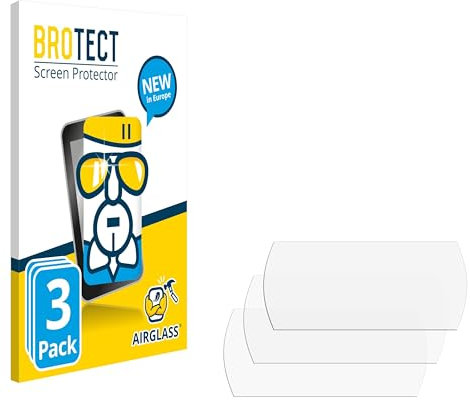 BROTECT (3 Stück Schutzglas für Logitech C920 HD Pro Webcam Schutzfolie Made in Germany Panzer Folie Glas Displayschutz [ 9H, Anti-Fingerprint]