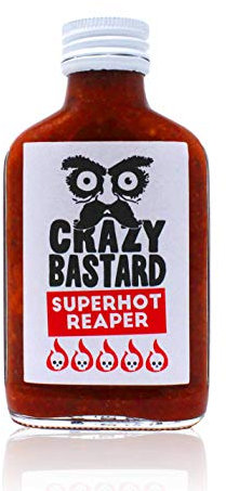 Crazy B. Superhot Reaper - Ultra scharfe Chili-Sauce mit 50% Carolina Reaper Chili…