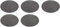 kwb by Einhell 5-tlg. Set Gitter Schleifpapier Wandbearbeitungssystem-Zubehör (Ø 180 mm, 3x P80 und 2x P120, mit Mikrokletthaftung, passend für Wandbearbeitungssystem TE-DW 180)