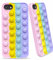 elexal Pop Silicone Case Compatible With iPhone 7 8 SE2022 Case, Fidget Phone Case, Poppet iPhone 8 Shockproof Case Fidget Phone Case for iPhone 6 7 8 SE2022, Anxiety & Stress Relief Fidget Toy