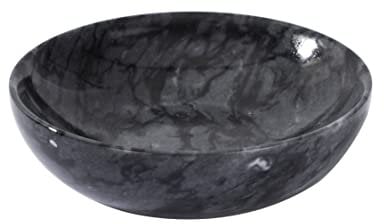 CM CHIC MONDAY 11.9 cm dekorative Schüsseln, natürlicher Marmor, kleine dekorative Schalen für Heimdekoration, Schlüsselschale, Couchtische Mittelstück, Räuchergefäß, Schmierschale