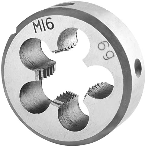 Burkit Metrische M16 runde Gewindeschneide, M16 x 2,0 Maschinengewinde-Schneideisen rechts