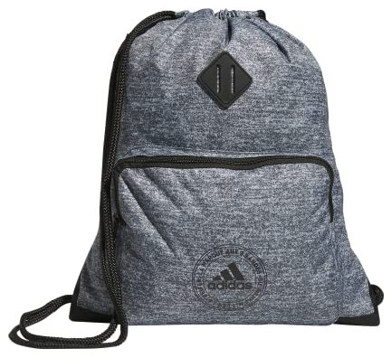 adidas Unisex Classic 3s 2.0 Sackpack Sackpacktasche, Jersey Onix Grau/Schwarz, One Size