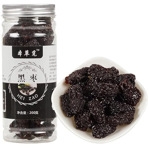 Zercumm Black Date 200G giuggiola in scatola giuggiola senza lavaggio sangue viola cristallo come giuggiola morbida giuggiola snack vino spumante