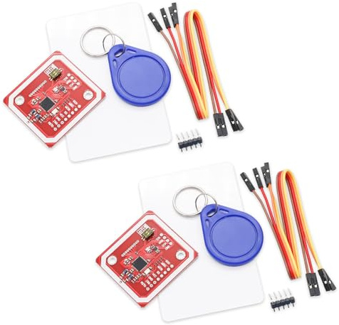 PN532 NFC NXP Module XTVTX 2pcs PN532 NFC RFID V3 Module V3 Kit Near Field Communication Reader I2C SPI HSU