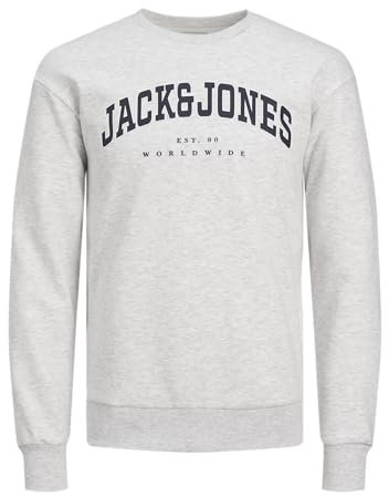 JACK&JONES JUNIOR JJECALEB Varsity Sweat Crew Neck SN MNI