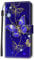 Dfjhure Samsung A15 Case Leather Flip Wallet Phone Case Cover Silicone Shockproof Bumper Cover Stand View Cover with Card Slots Phone Case For Samsung Galaxy A15 4G/5G- Butterfly